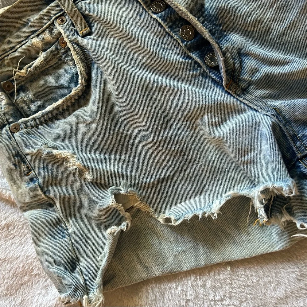AGOLDE Women's Parker Vintage Cut Off Short in‎ Swapmeet #A026-811 W7242 Size 25